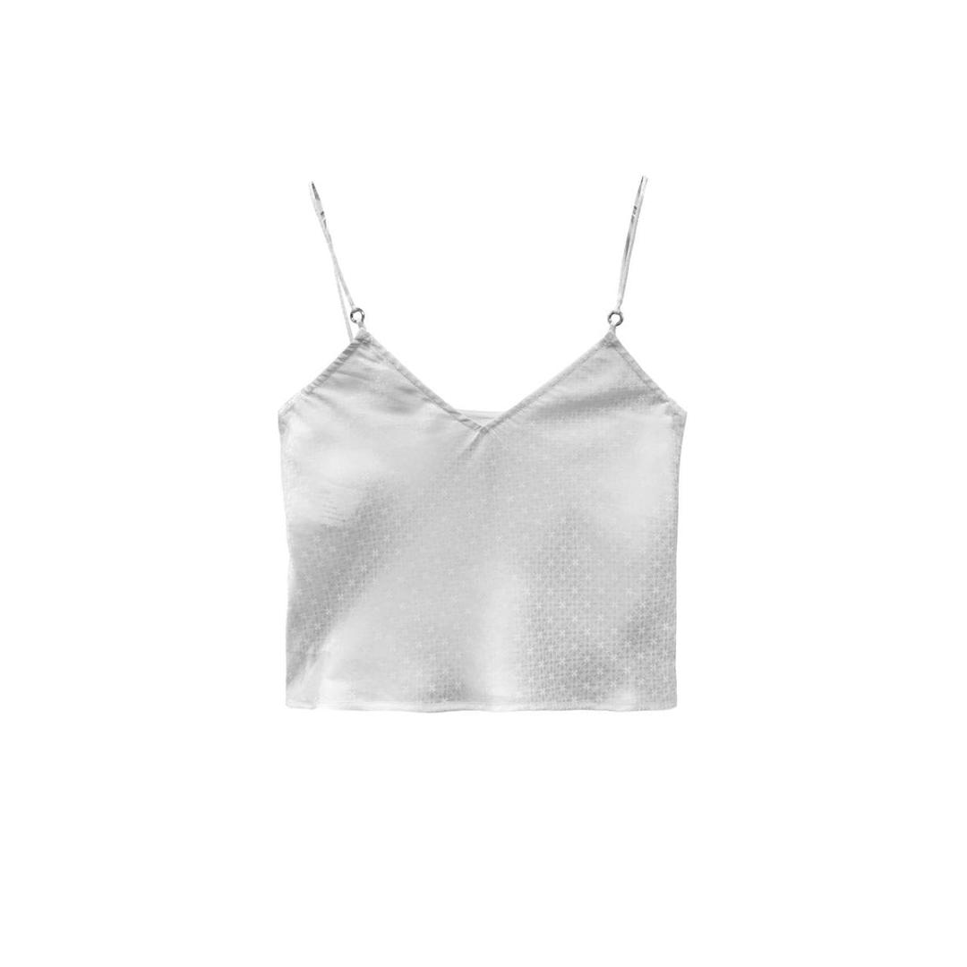 Chrome Hearts Monogram Cross Silk Tank Top