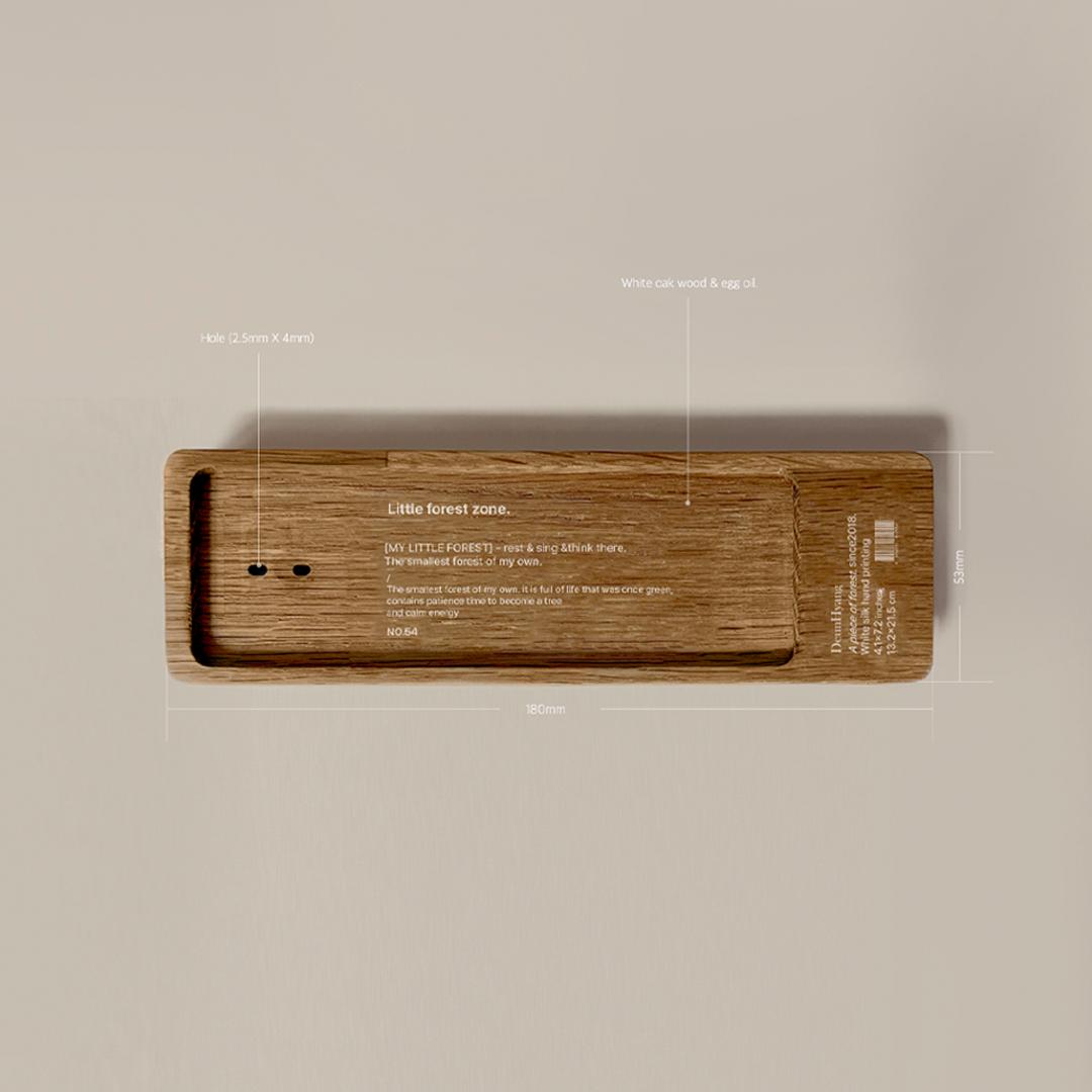 쉼우드 인센스 홀더, Rest Wood Incense Holder.