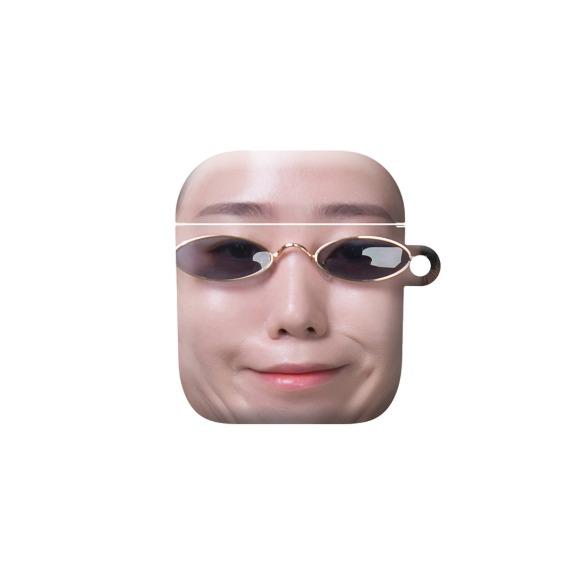뭉순임당 페이스 에어팟 하드 케이스