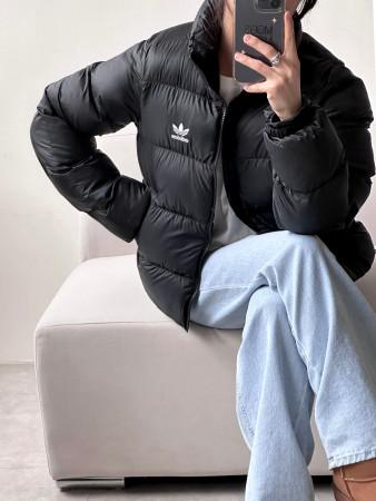 이런 상품 어때요? 아디다스 여성 오리지널 트레포일 블랙 숏 푸퍼 패딩 점퍼