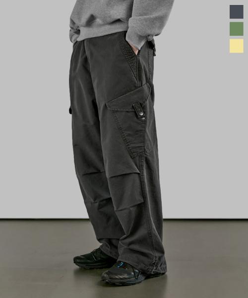 VTG 사선카고 파라슈트 팬츠_3color