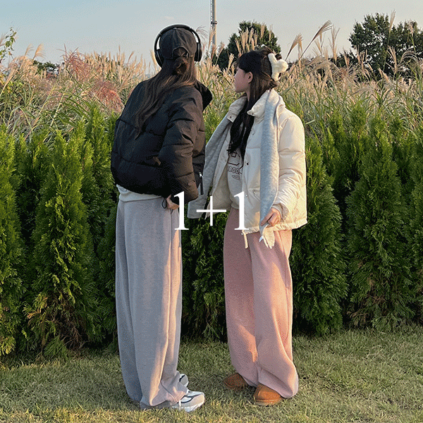 (1+1) [숏,롱] 보들보들 기모 골덴 코듀로이 와이드 팬츠