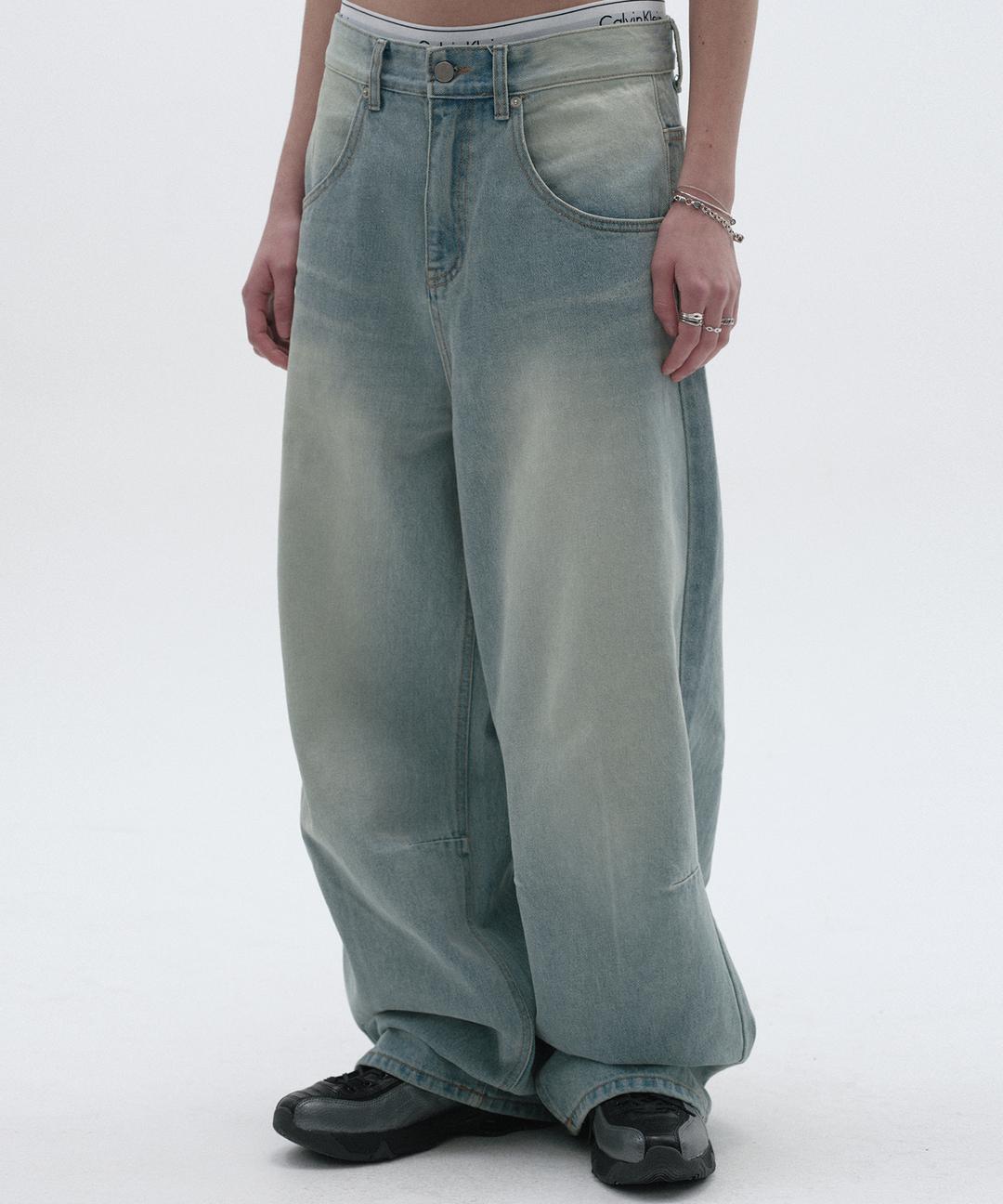 COLOR WASHED DENIM [BLUE]