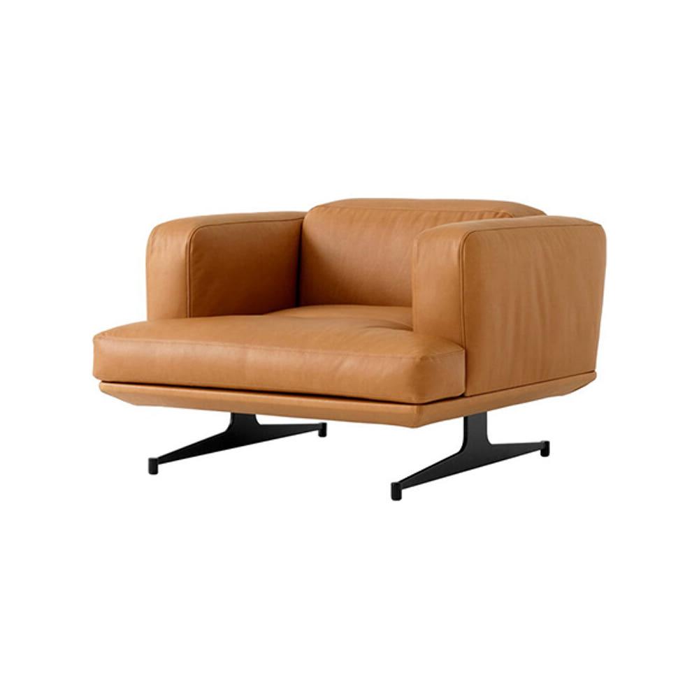 [&TRADITION] 앤트레디션 가죽 라운지 체어 Inland AV21 Cognac Leather