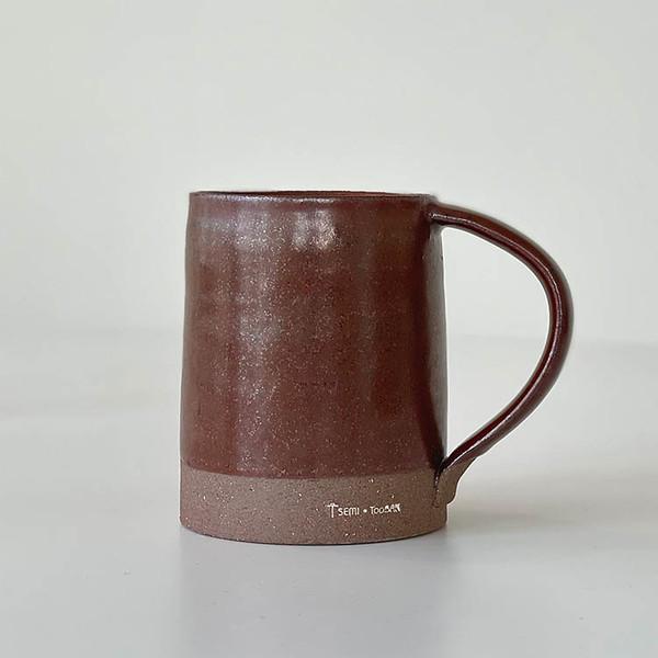[노승철 도예작업실] 세미투박 머그 브라운