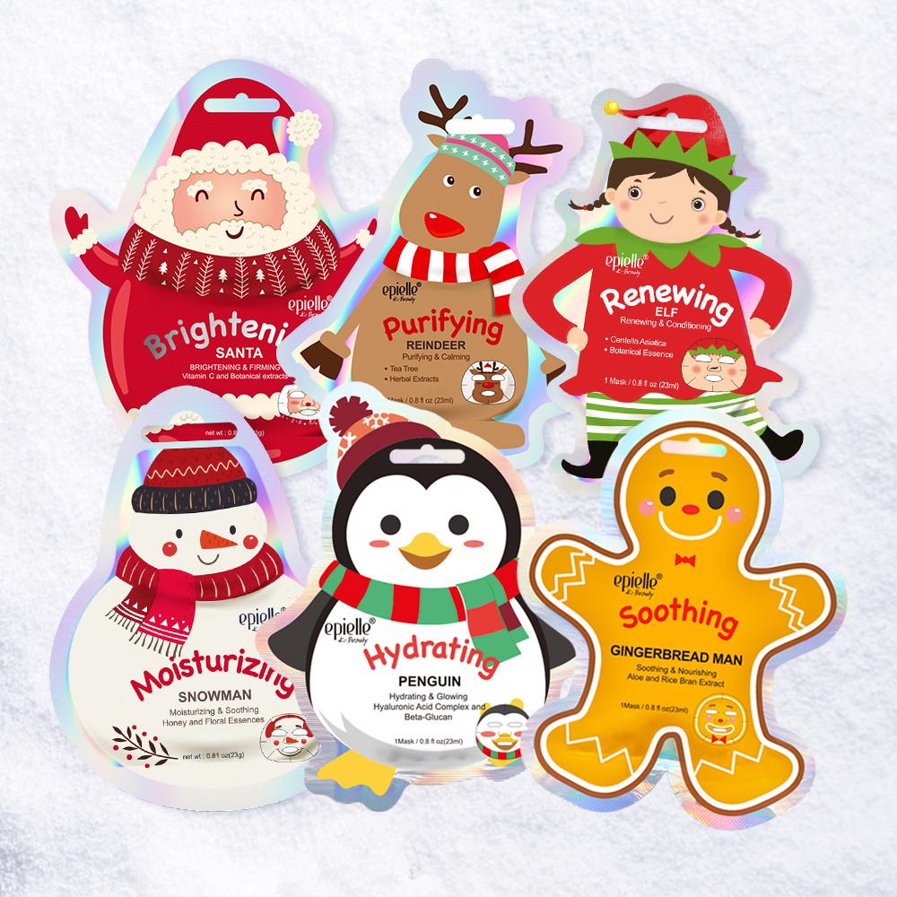 에피엘르 크리스마스 캐릭터 마스크팩 6팩