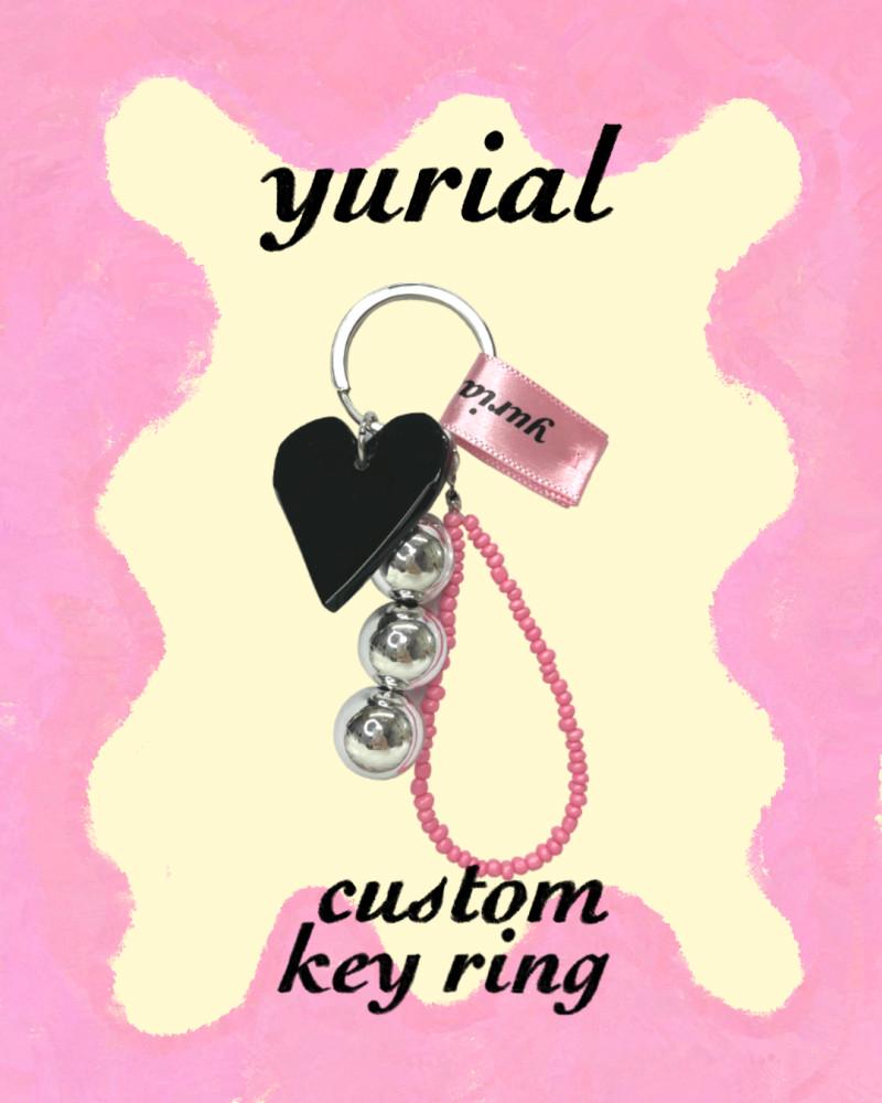 yurial glass 유리알글라스 커스텀 키링 열쇠고리