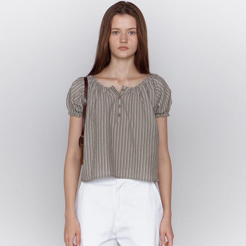 becky off blouse - vintage beige