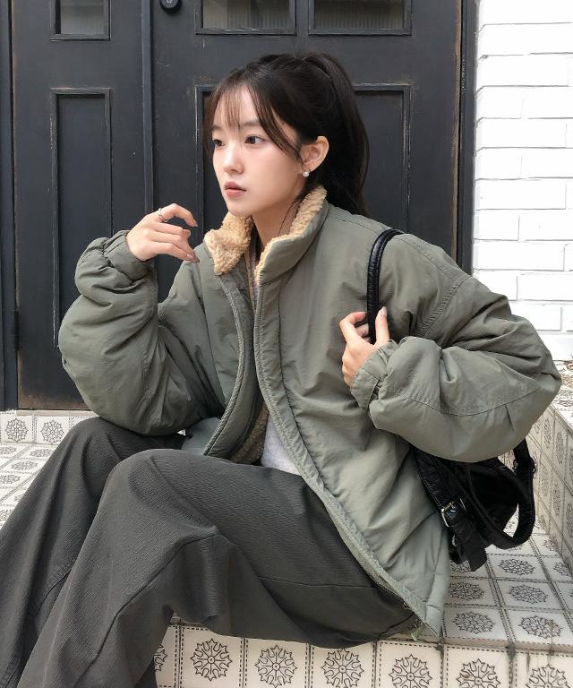 모어댄슈가 [✨기획/전체뽀글이안감] 토이 뽀글이 오버핏 야상 점퍼