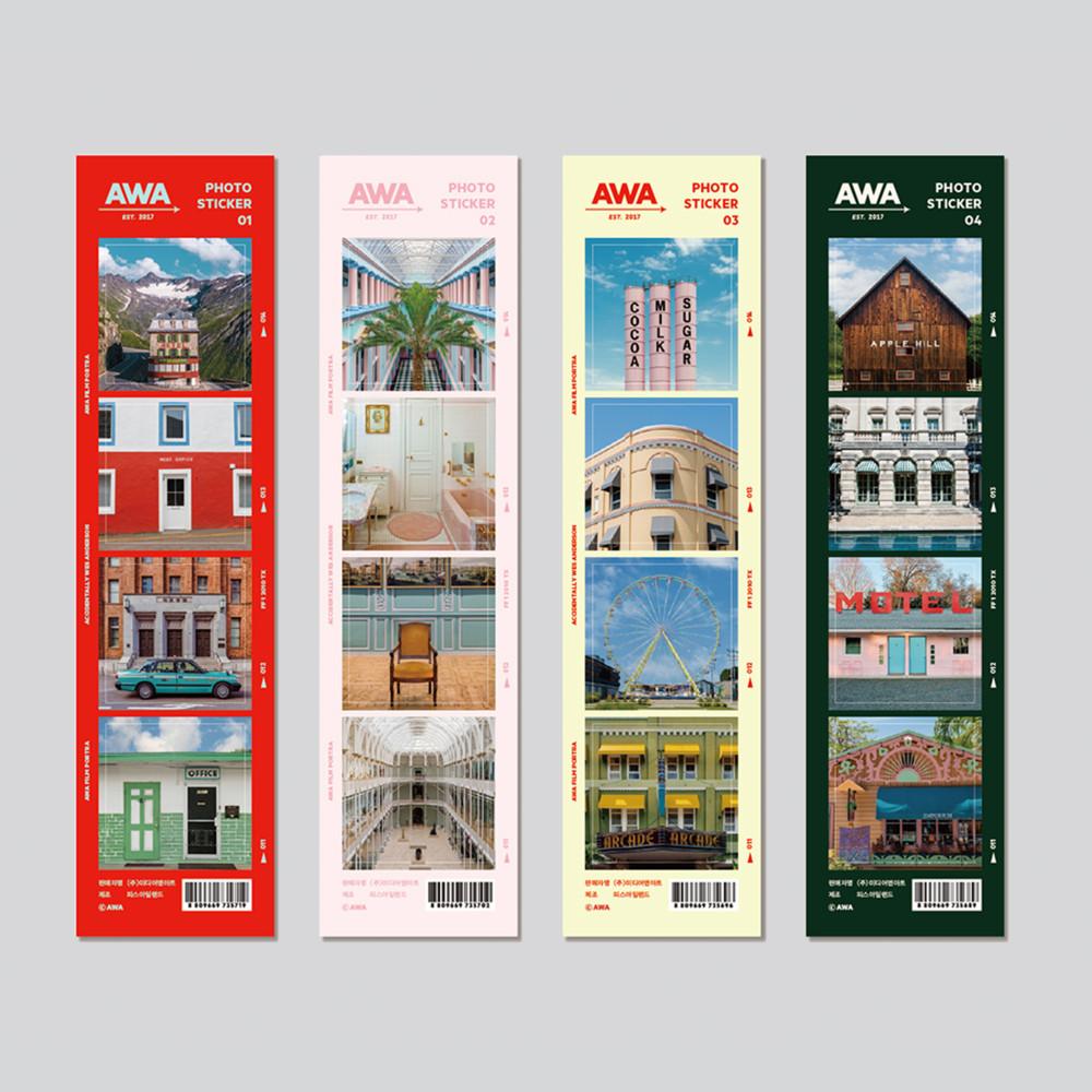 [그라운드시소샵] 우연히 웨스 앤더슨 포토스티커 / AWA photo Sticker