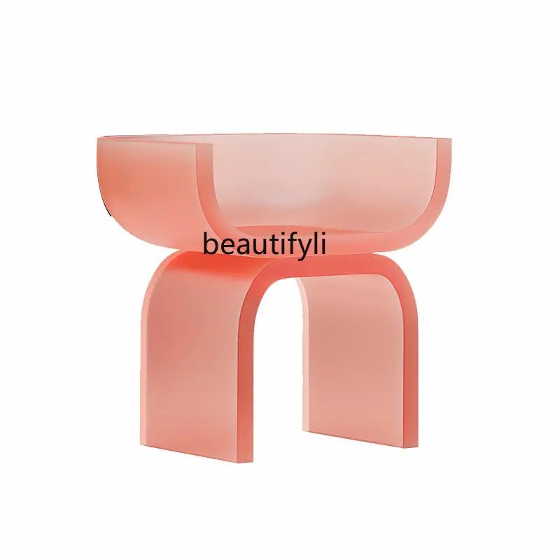 Zq 수지 아크릴 크리에이티브 아트 의자, 컬러 디자이너 맞춤형