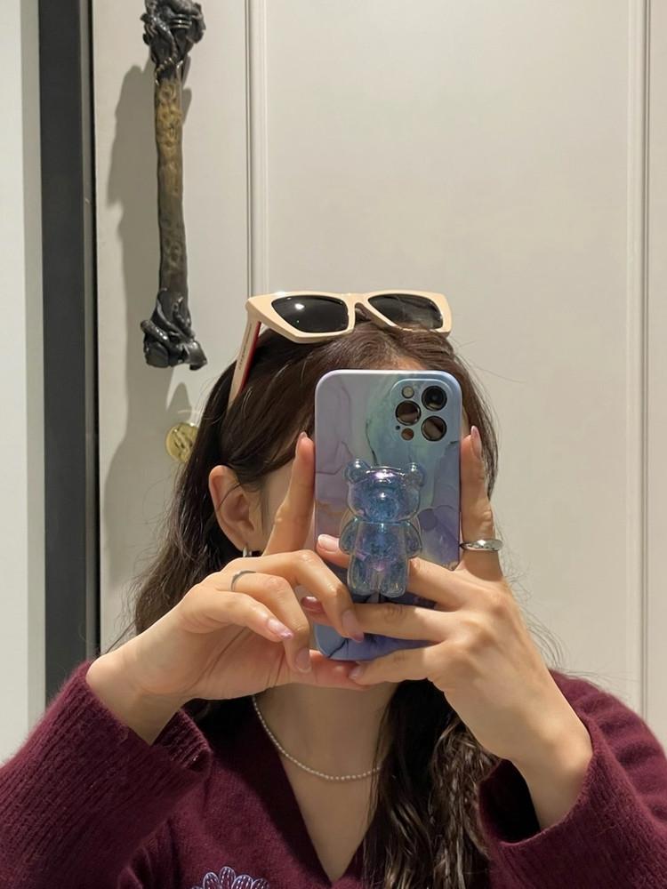 [영국직배송/특가] 알렉산더 맥퀸 로고 아세테이트 투톤 캣아이 선글라스 BEIGE BLACK 649833 J0740 5780