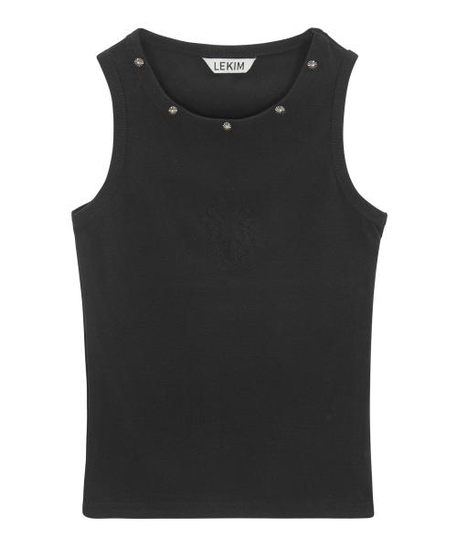 LWE 스터드 나시 블랙 (UNISEX)