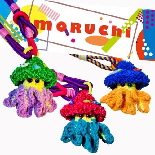 보글 빼꼼해파리 뜨개 인형 핸드폰 스트랩 키링