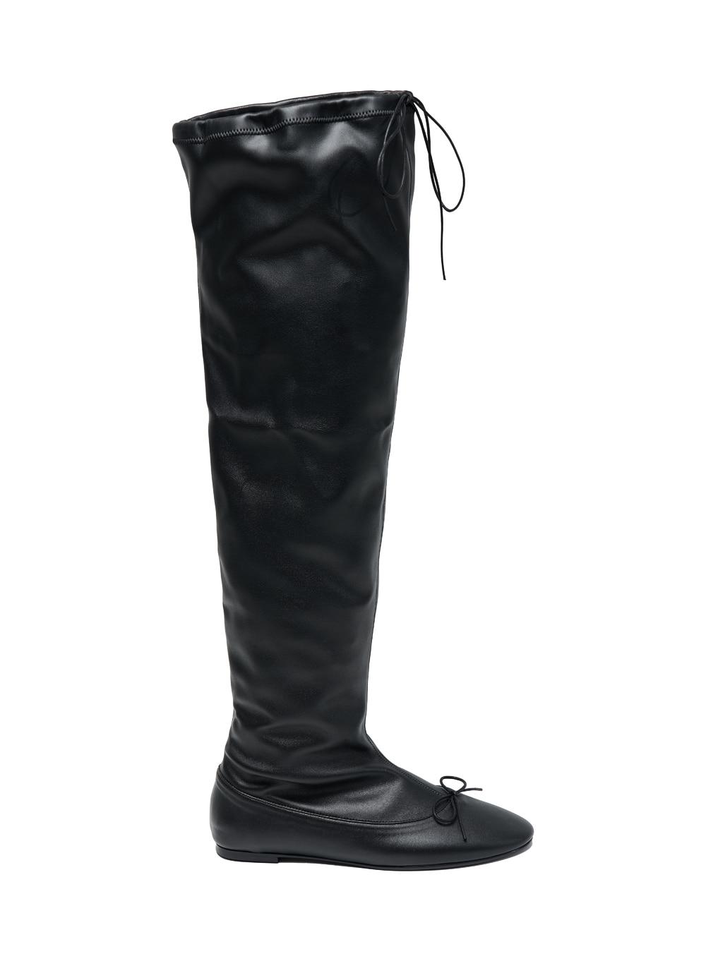 [WOMEN] BALLET SLOUCHY LONG BOOTS_BLACK