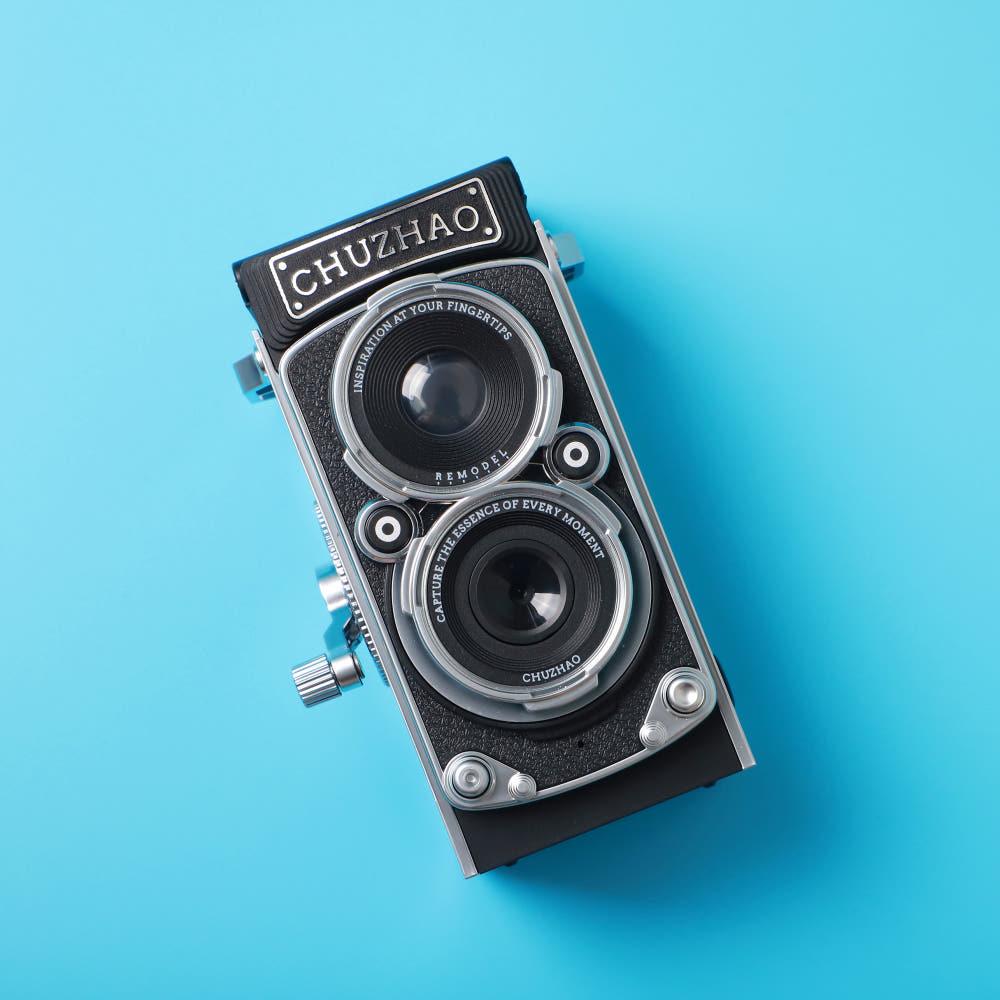 CHUZHAO M1 롤라이플렉스 토이 카메라 클래식 레트로 복고풍 디지털 TLR 카메라