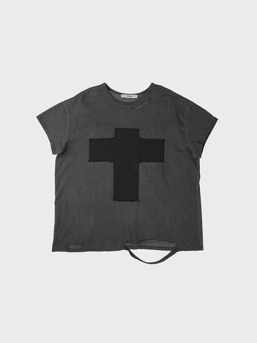 PATIENT DAMAGED T-SHIRT (2color)
