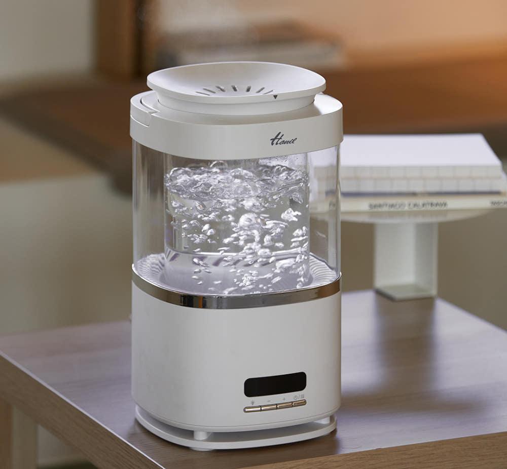 25년형 신제품 한일 2세대 물멍 원룸 안방 무드등 통유리 아기 신생아 리모컨조절 가열식 가습기