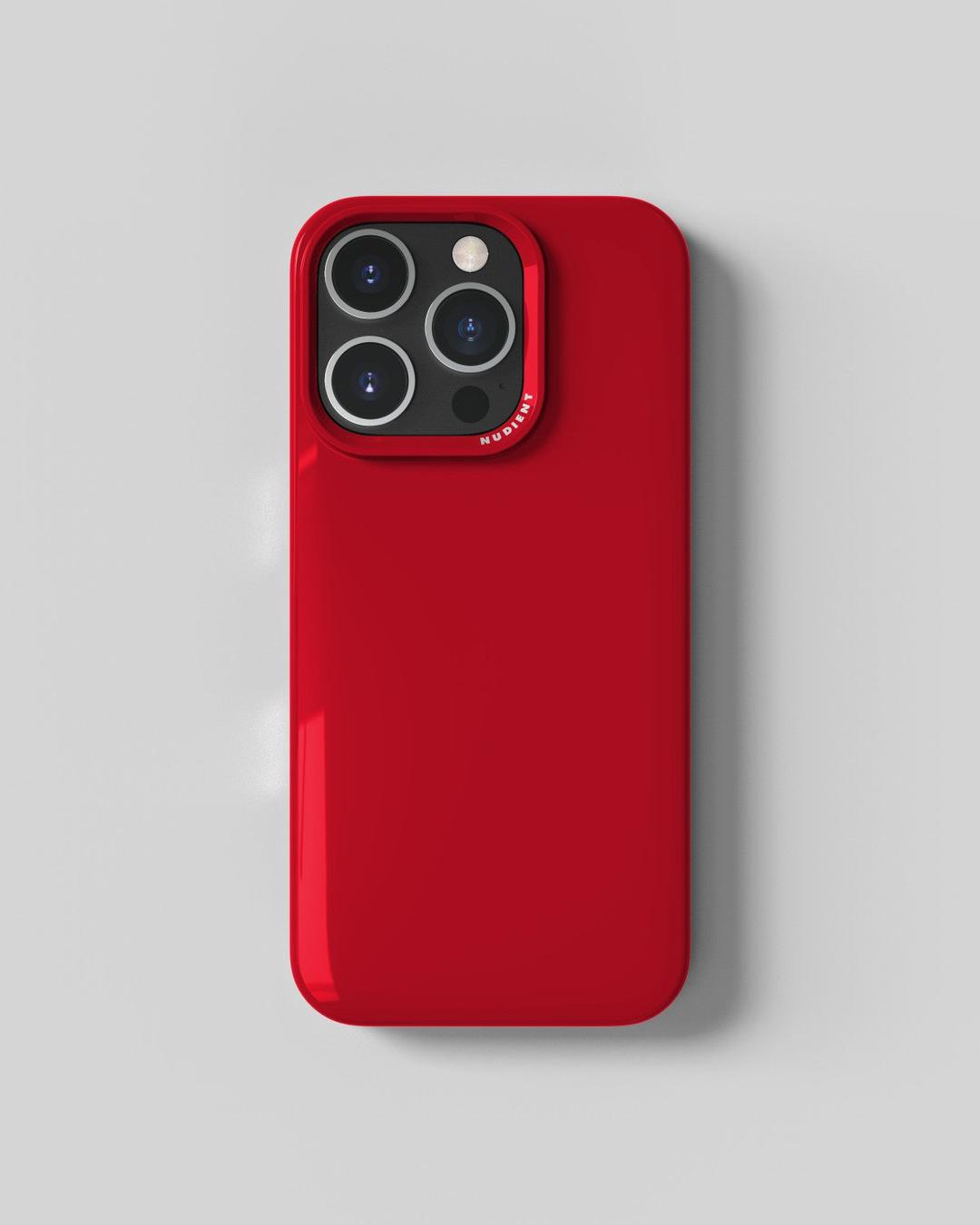 Thin Case Magsafe - Cherry Red Glossy - iPhone 16 Pro