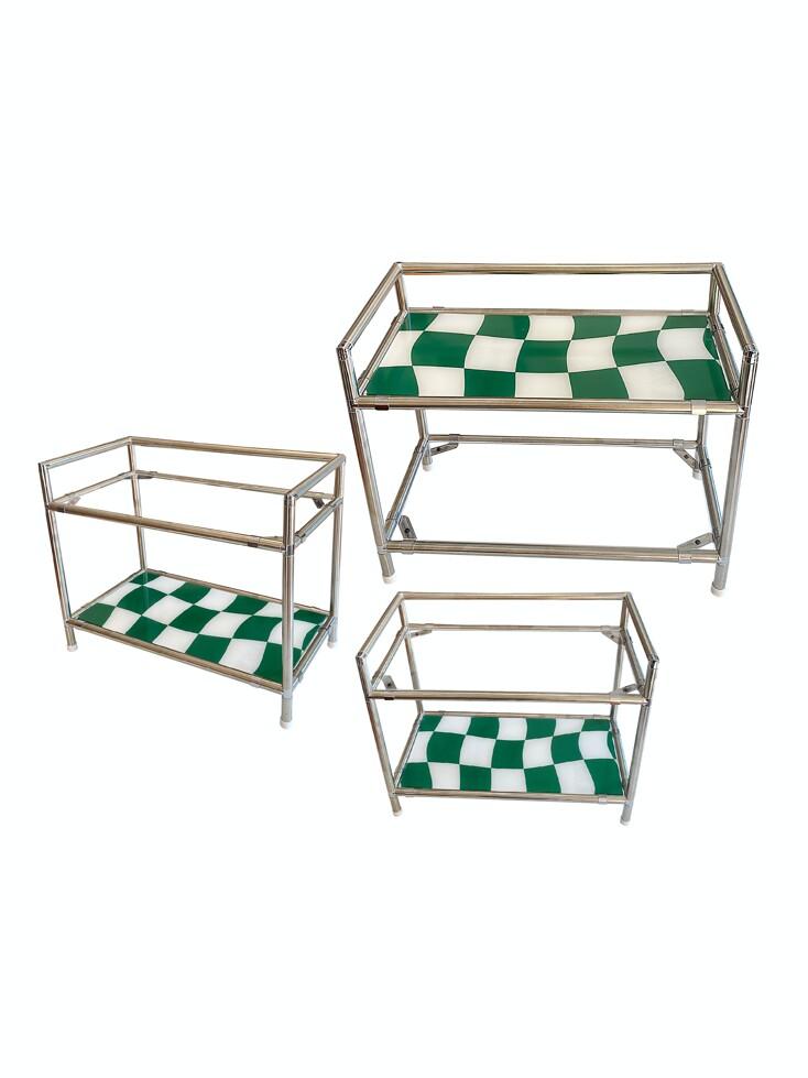 Module mini shelf (green checkerboard)
