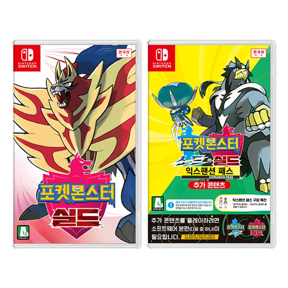 닌텐도 스위치 포켓몬스터 실드+소드 실드 익스팬션 패스 갑옷의 외딴섬 왕관의 설원 스칼렛 바이올렛전 복습 한글판