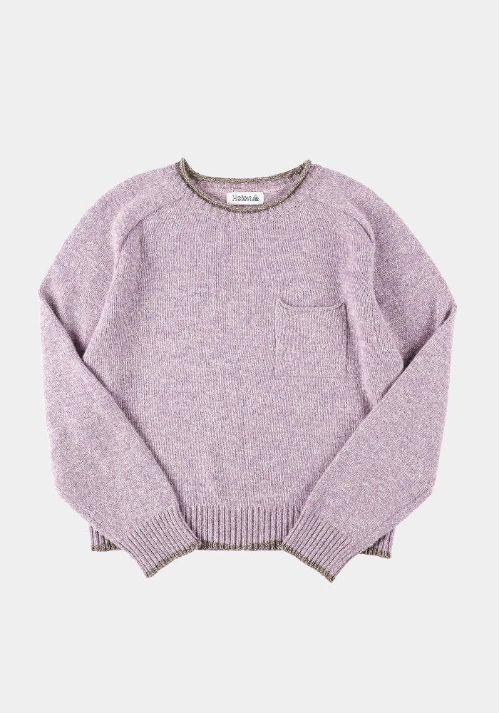 더스티 울 니트 풀오버