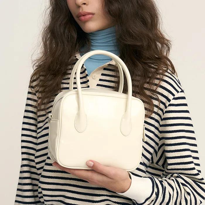 [3차 리오더] Square bento bag Cream