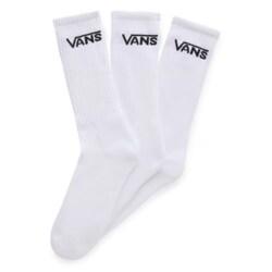 VANS 반스 양말 클래식 크루 3개세트 White /  VN000F0XWHT