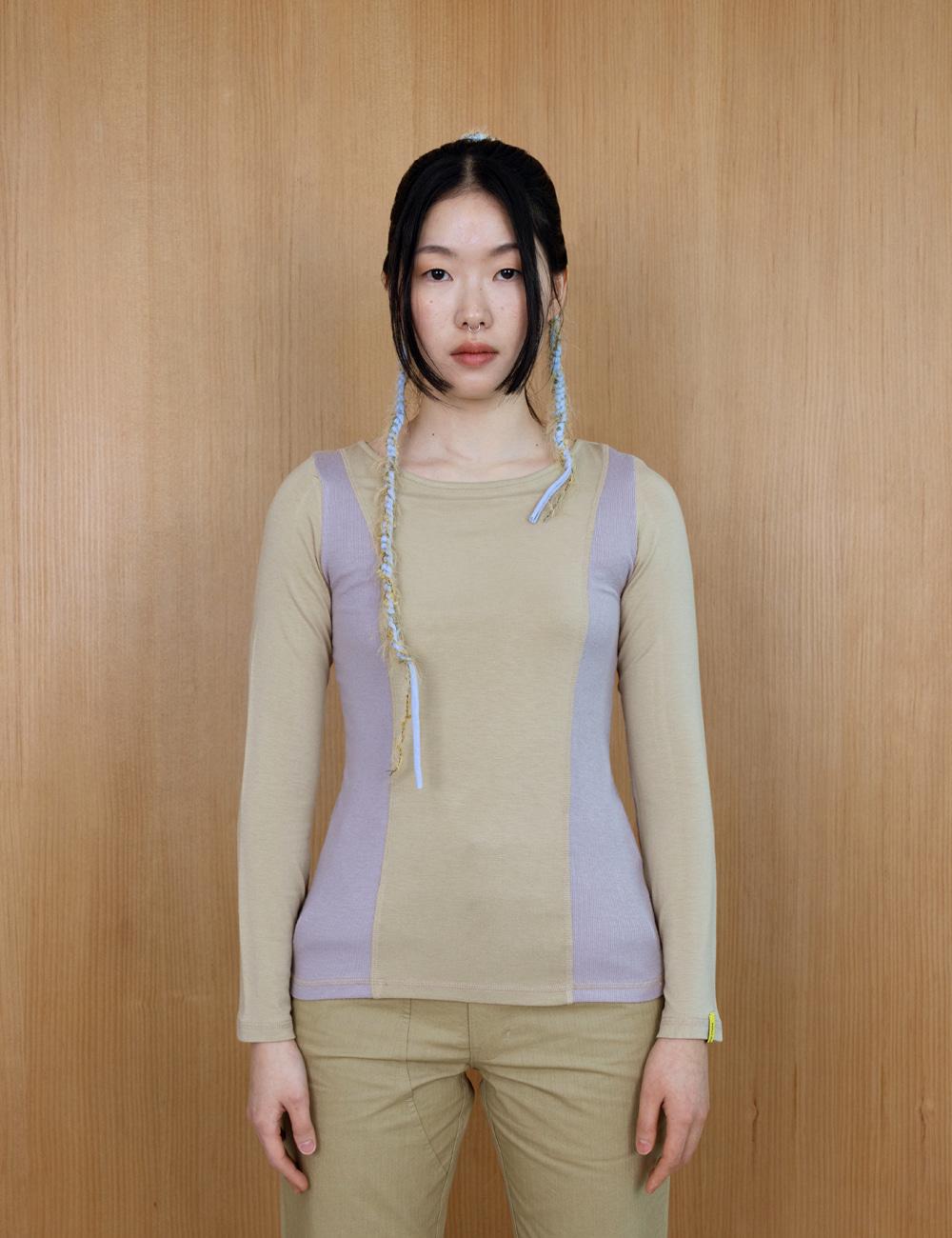 Line Rip Long Sleeve in Sage