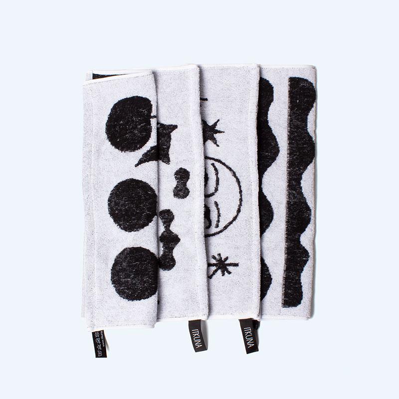 까망하양 미니 타월 세트