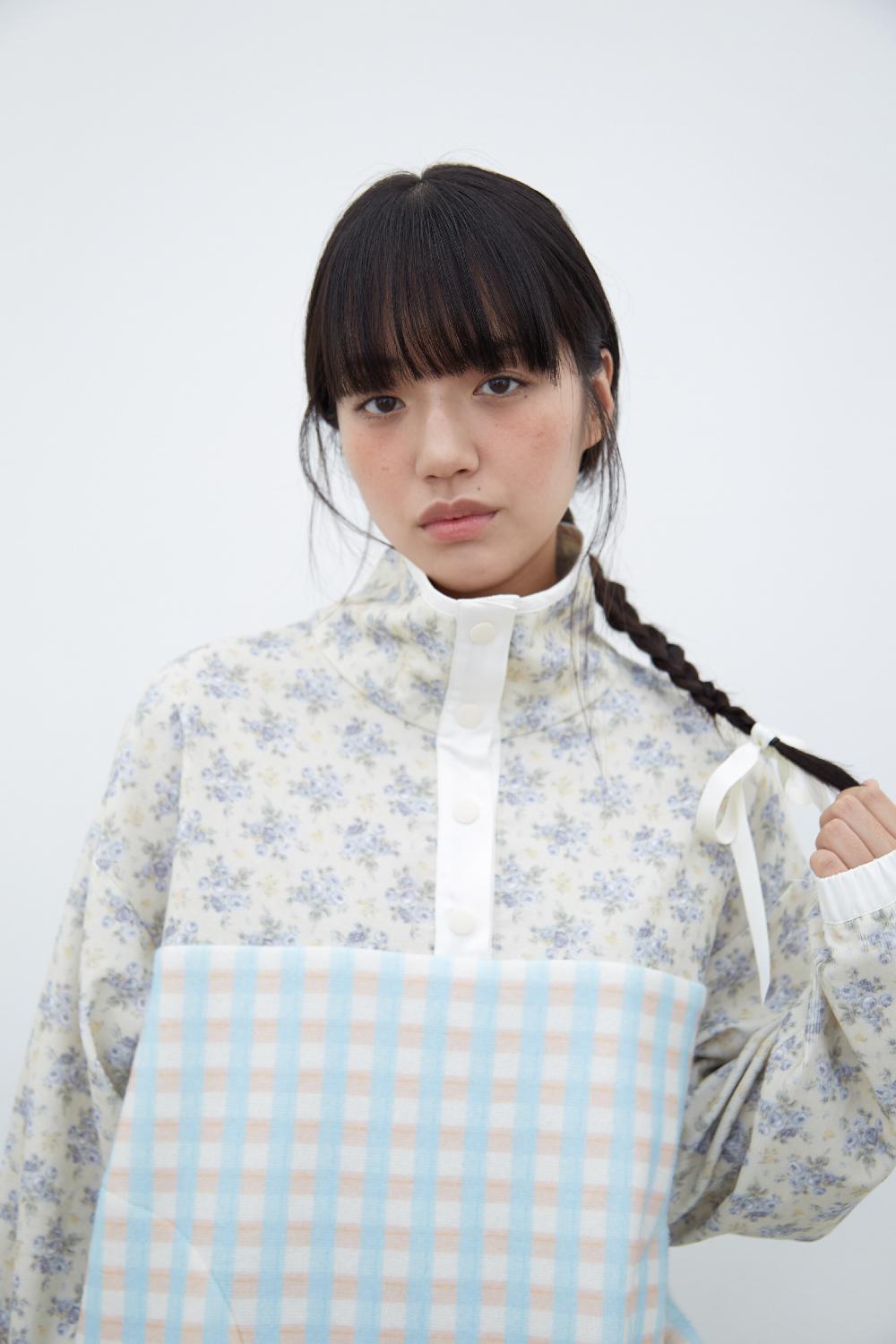 Ennis high neck anorak (Lilac)