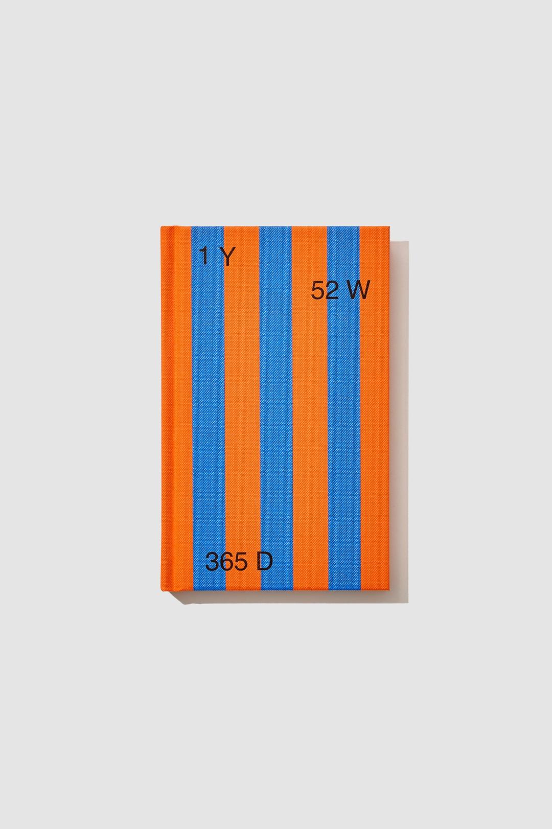 YWD Diary 만년형-03 ORANGE BLUE + Card Calendar