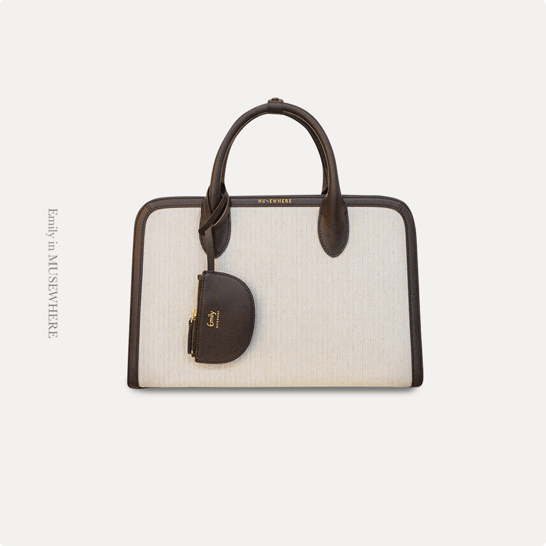 [Emily-WHERE] Business Tote Bag / Chocolate Brown