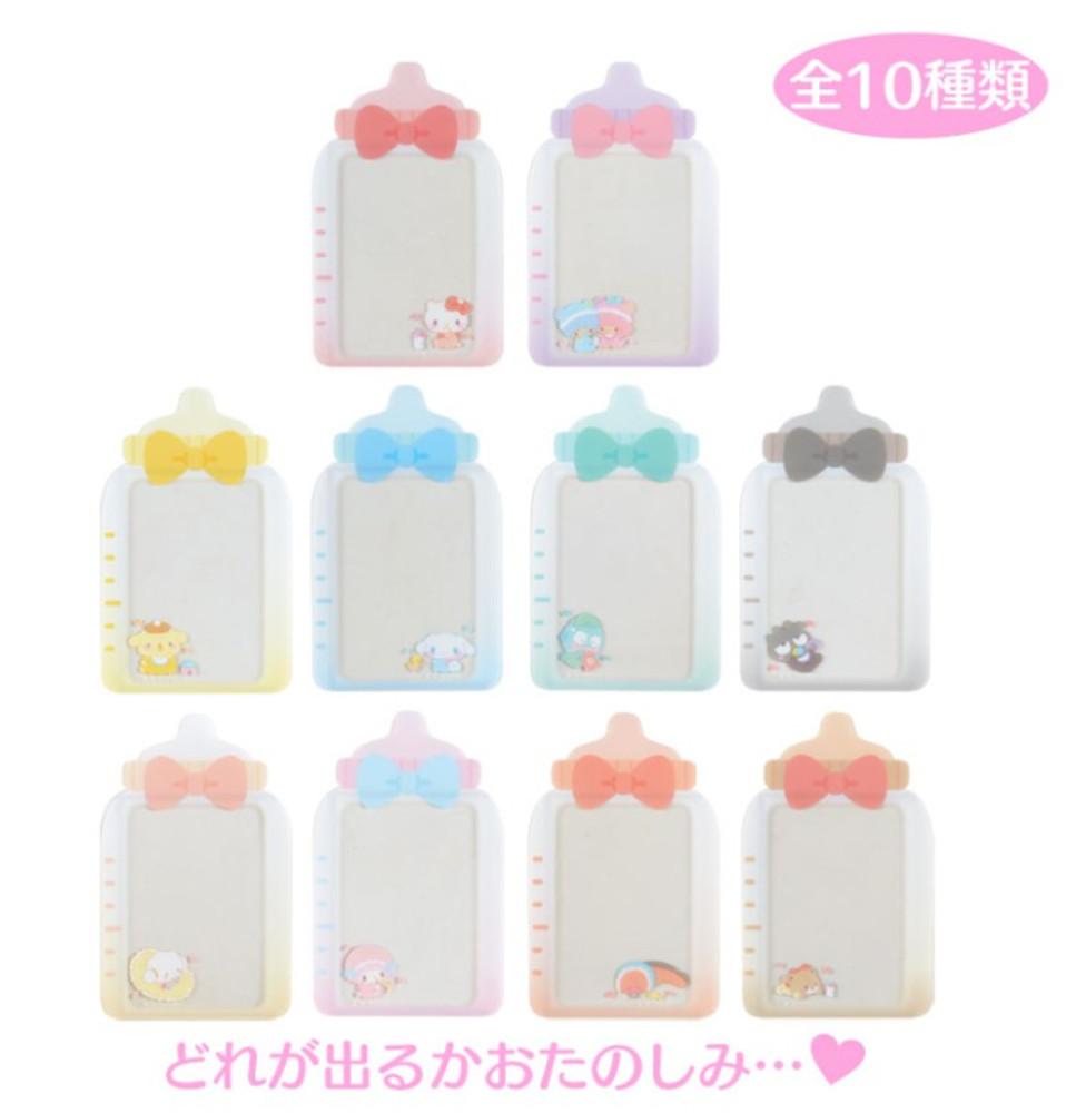 산리오 엔조이 아이돌 시크릿 베이비 젖병 우유병 모양 포토카드 케이스 탑로더 B타입 (랜덤)