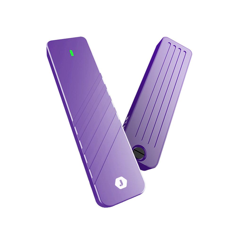 장우컴퍼니 i9 pro 퍼플 USB 3.1 C타입 10G M.2 NVMe SSD 외장케이스