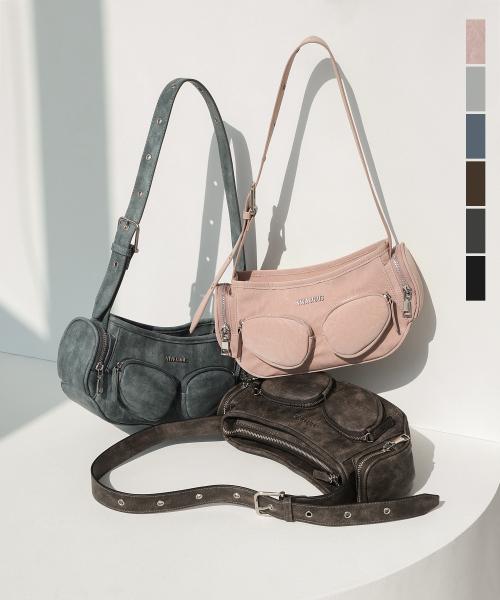 Megan Pocket Shoulder Bag - 6COL