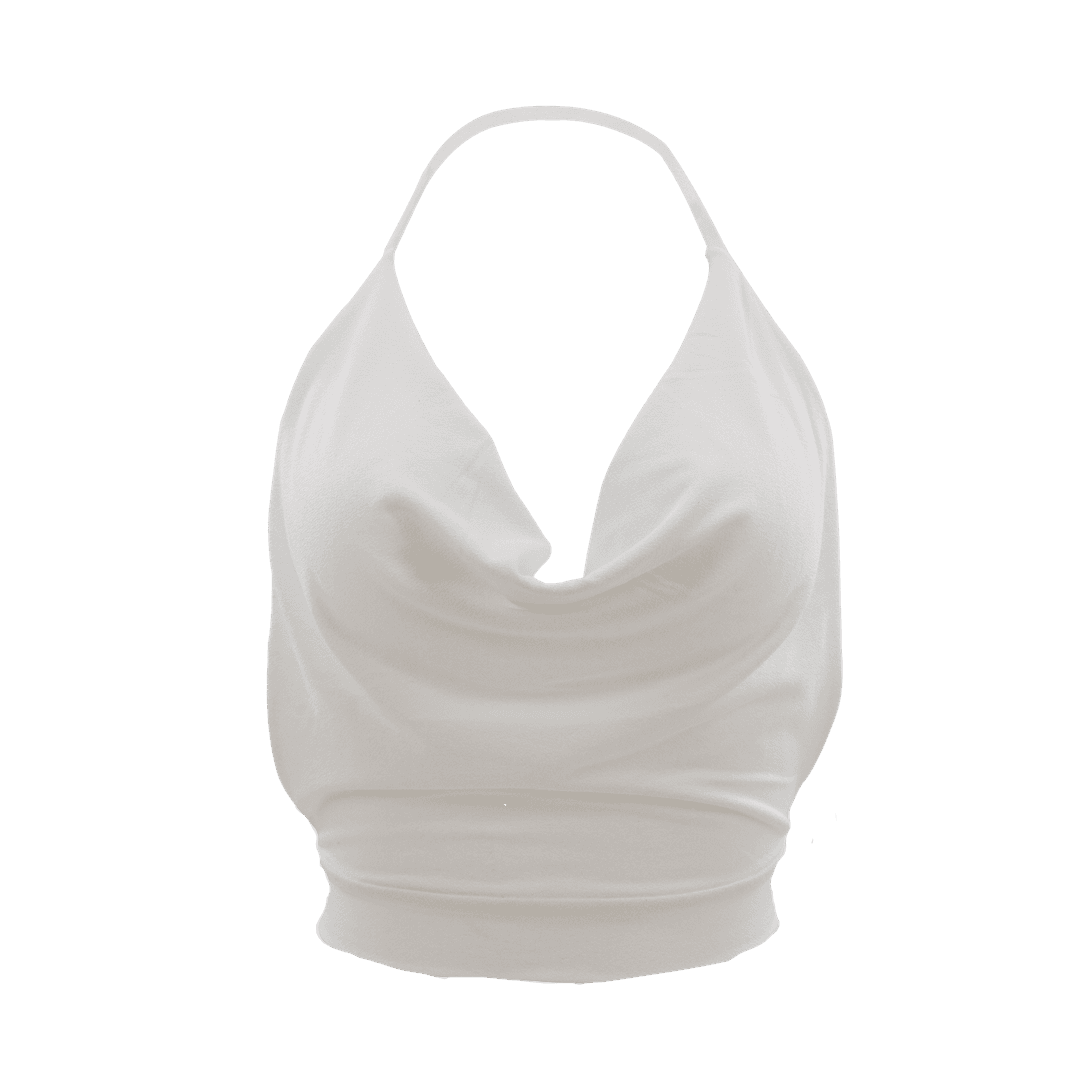Drape Cowl Top Ivory