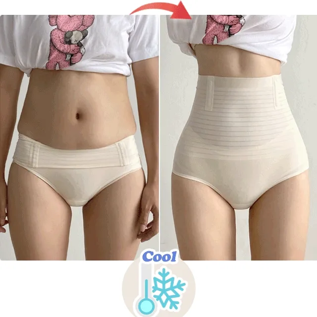 [당일출고/쿨링원단] 비밀배송! 포토샵 똥배 보정 팬티 여름용 뱃살 속옷 no.1037