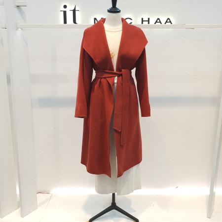 잇미샤 와이드 카라 벨티드 코트 ITJBHHC676