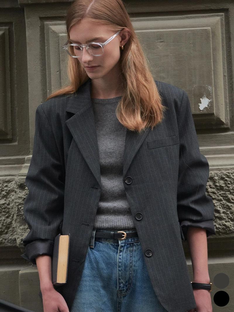 TILL I DIE - Tailor pin stripe jacket TIFA02JK03_2color