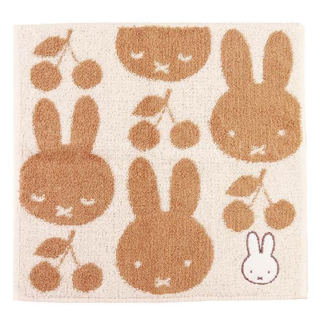 Miffy 미피 체리 뽀송 면 손수건/캐릭터 일본 수건