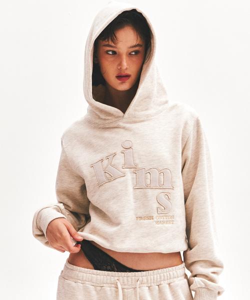 Messy Terry App Hoodie Oatmeal