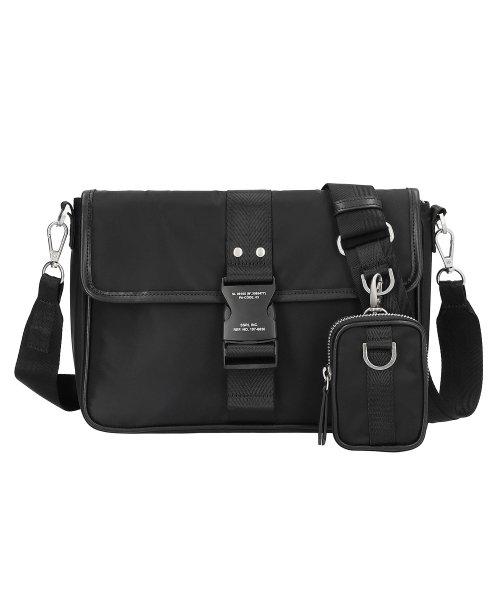 에스에스알엘(SSRL)  brevity flap buckle bag / black - 사이즈 & 후기 | 무신사
