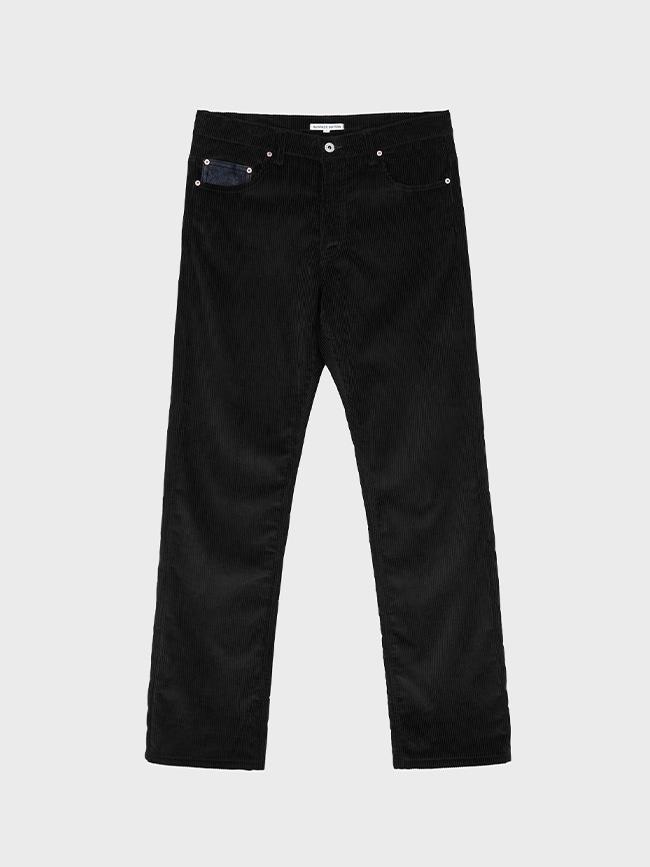 서피스에디션_ PATCHED CORDUROY PANTS [BLACK]