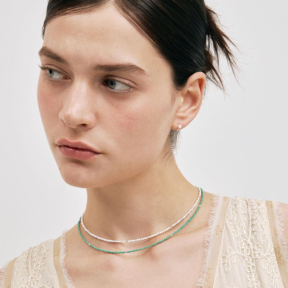 colorful bead necklace