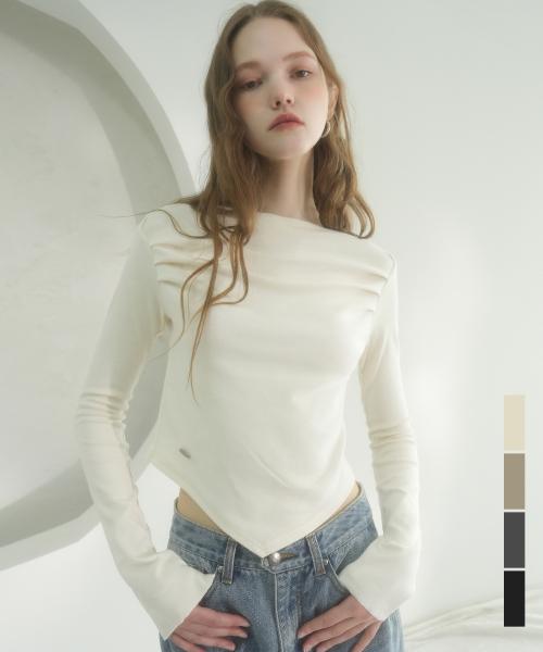 V-cut Minimal Long Sleeve - 4COL