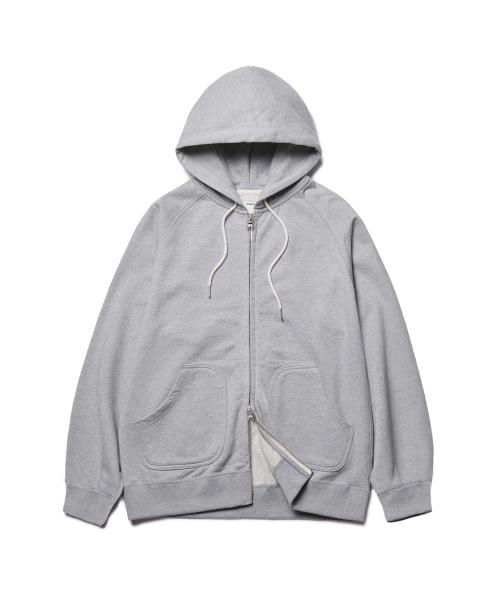 Fort Zip-up Hoodie Heather Gray