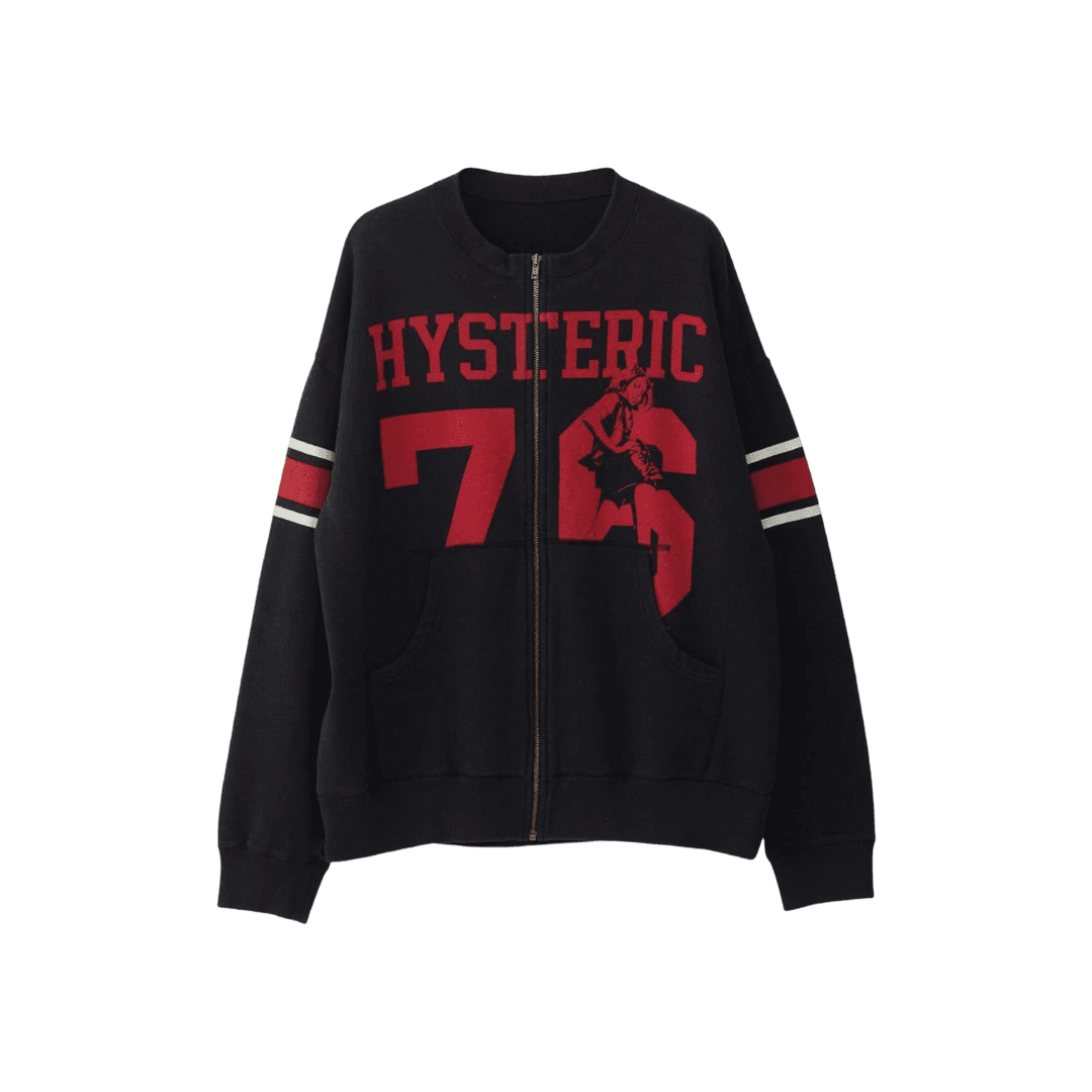 (W) Hysteric Glamour Hysteric 76 Oversized Jumper Black