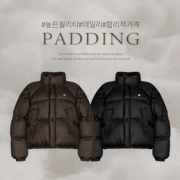 [미친퀄리티][브로치포인트][MADE] 커뮤트 반하이넥 스트링 웰론 패딩점퍼(44~110) (빅사이즈패딩-웰론패딩-하이넥패딩-무광패딩-겨울패딩-겨울아우터-데일리)