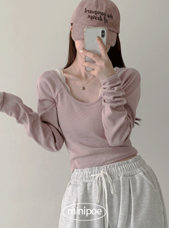 [MADE] Fw 골지유넥top (4color)